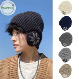 Mũ Len Bịt Tai Unisex Giữ Ấm Mùa Đông Thời Trang Phong Cách 7