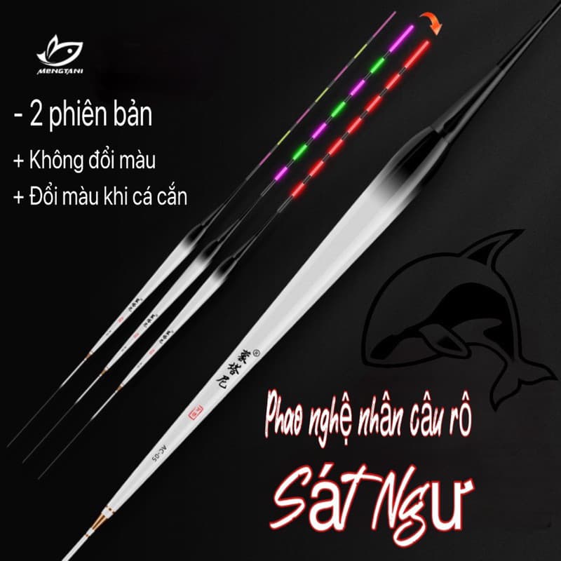 Phao câu_phao điện câu đơn,câu đài Sát Ngư cao cấp_đổi màu và không đổi màu/Chỉ định chuyên nhạy rô#