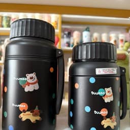 Cốc giữ nhiệt 700/1000ML Bình nước Capybara dung tích lớn Cốc giữ nhiệt bằng thép không gỉ cho bé trai và bé gái 4