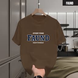 Áo thun cổ tròn unisex FRAUND chất cotton mềm mại, Tee shirt áo thun in phong cách boy phố trẻ trung 5