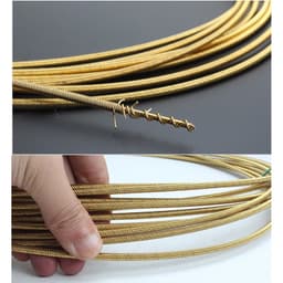 Dây mồi luồn cáp điện lò xo vàng 4mm, ống gen điện dài 10M, tiện lợi cho lắp đặt điện. 4