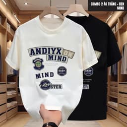 Áo thun cổ tròn nam nữ MIND form unisex, chất cotton thoáng mát, áo thun in local brand phong cách boy phố 1