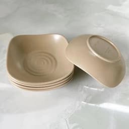 Combo 10 Đĩa nhựa vuông sâu Việt Nhật 2 size bé và trung, đĩa nhựa ABS cao cấp bền dày dặn nhà hàng 8
