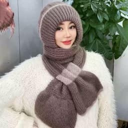 Khăn quàng cổ dày thời trang nữ 4