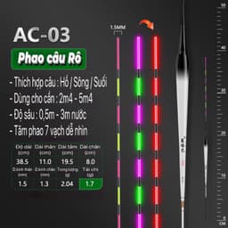 Phao câu_phao điện câu đơn,câu đài Sát Ngư cao cấp_đổi màu và không đổi màu/Chỉ định chuyên nhạy rô# 3