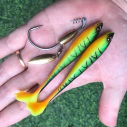 Combo Lưỡi Câu Mồi Mềm AR15 và Mồi Mềm NFF Chính Hãng - Chuyên Câu Cá Lóc, Chẽm, Nheo, Cá Săn Mồi docauquoctuan 2