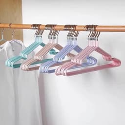 Móc Treo Đồ Lót, Tất Vớ 10 Kẹp Bọc Nhựa Có Khóa Chống Gió - Móc Treo Quần Áo 10 Móc Inox Siêu Tiện Lợi 9