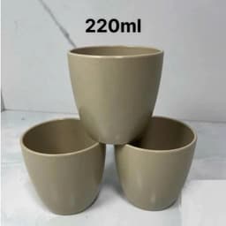 (Giadungmin) Combo 10 Cốc nhựa, ly nhựa Việt Nhật (6291) cốc uống nước đen, nâu 220ml bền chịu lực, chịu nhiệt 3