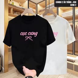Áo thun nam nữ cổ tròn tay ngắn CƯNG form unisex chất cotton mềm mại, Tee shirt áo thun in local brand trẻ trung 4