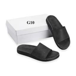 dép quai ngang da sáp nam Fashion, kiểu dáng trẻ trung, đế đúc liền khâu chỉ toàn bộ chắc chắn G8 7