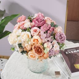 Hoa mẫu đơn cao cấp, Cổ Điển, Nhân Tạo, Hoa Trang Trí Đám Cưới Hoa Bó Hoa Trang Trí Cuộc Sống Nhà 3
