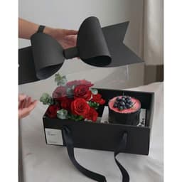 Hộp nơ lớn đựng quà cao cấp, quà sinh nhật, hộp quà giáng sinh, hộp cắm hoa, hộp đựng hoa quả 8