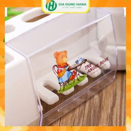 Kệ Treo Chữ HoMe Để Bàn Chải Kem Đánh Răng Kèm Cốc Siêu Bền Siêu Tiện Lợi 5