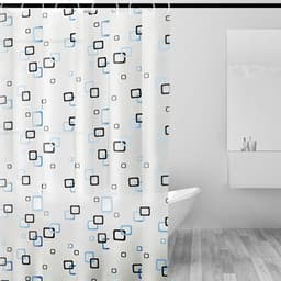 Rèm tắm INTERESTING, Rèm phòng tắm in hoạt hình 80x180cm, hiện đại có móc chống nấm mốc Rèm ngăn bồn tắm chống nước Trang trí phòng tắm 5