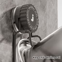 Móc Treo Thau Chậu Nhà Tắm Hút Chân Không Chịu Lực, Giá Cốc Hút Treo Đồ Đa Năng Không Khoan Đục Tiện Ích 7