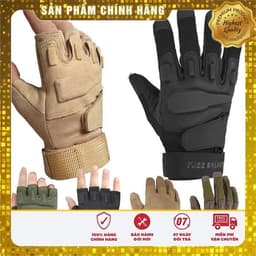 (chuyên sỉ) Găng tay xe máy Black Hawl full ngón - găng tay đi phượt 3