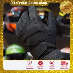 (chuyên sỉ) Găng tay xe máy Black Hawl full ngón - găng tay đi phượt 2