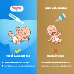Fysoline xanh nước muối ưu trương- Hỗ trợ giảm nghẹt mũi, khô mũi cho bé (Hộp xanh 20 ống x 5ml) 6