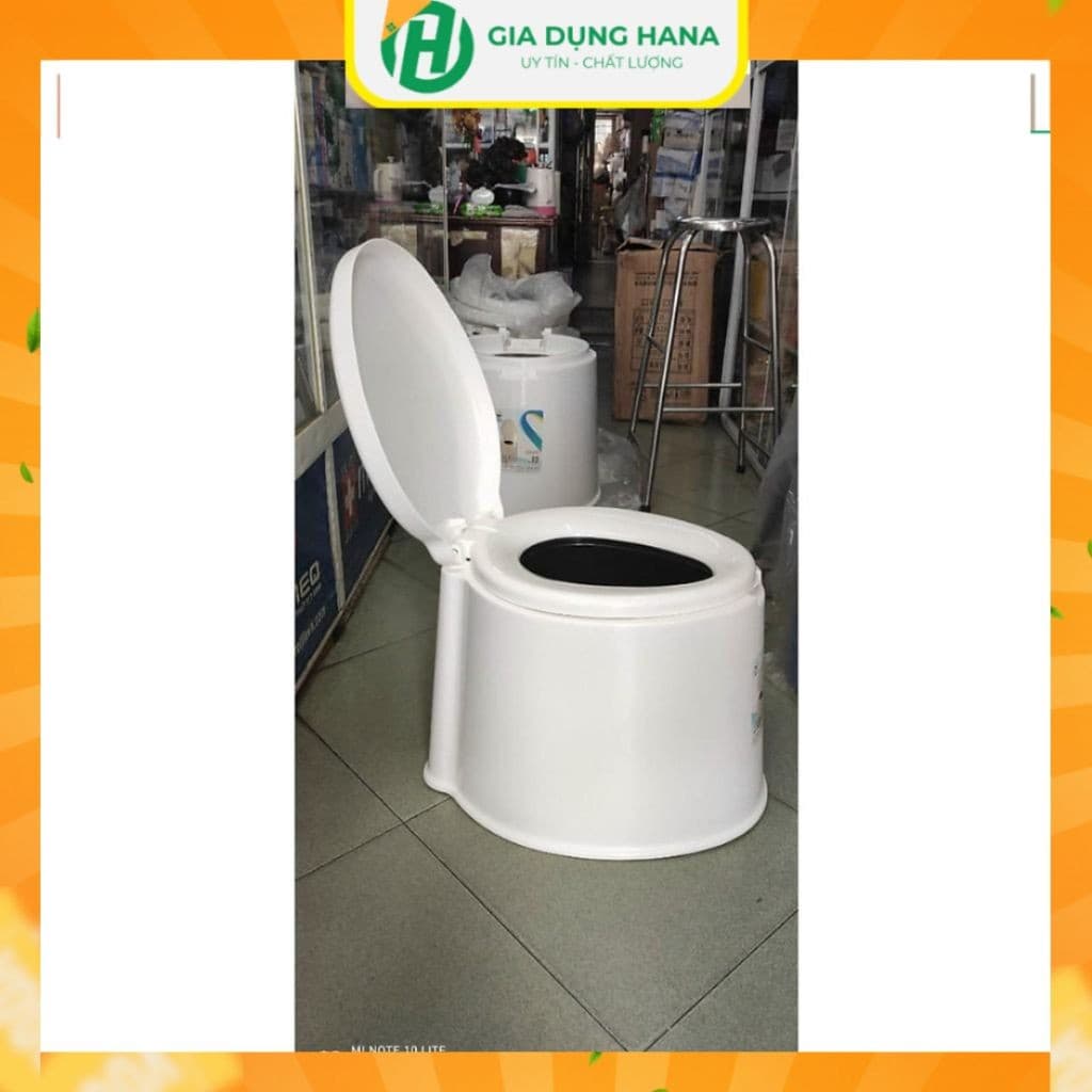 Bô Vệ Sinh Trong Nhà Cho Người Già Bà Bầu Trẻ Em Nhựa Việt Nhật Cao Cấp Siêu Bền