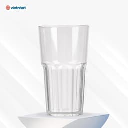 Combo 10 cốc nhựa Cầu vồng cao cấp Việt Nhật 460ml Trong suốt, cốc trà chanh, sinh tố hàng quán 6393 3