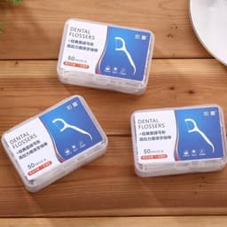 Combo 12 Hộp 500 Chiếc Tăm Chỉ Nha Khoa 2 Đầu Sợi Chỉ Mảnh,Tăm Chỉ Nha Khoa Vệ Sinh Kẽ Răng ChânNướu 2