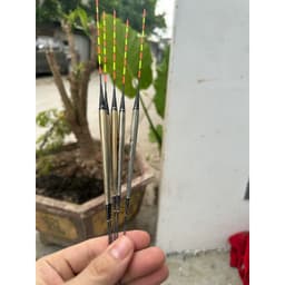 Phao cỏ câu đài điện ngày đêm ,câu rô diếc tải chì nhẹ tăm cứng Lục Phi L61 8