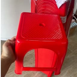 Ghế nhựa trà chanh, ghế đẩu màu xanh, vàng, cam Gia Long ngồi quán nướng, trà sữa, trà chanh vỉa hè 8