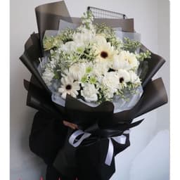 Giấy gói hoa chống thấm nước bóng mờ 3