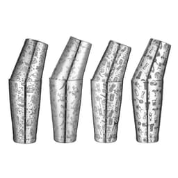 Boston Cocktail Shaker Với Thanh Họa Tiết Khắc Cocktail Shaker Tin Set - 800ml & 500ml 2