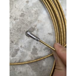 Dây mồi luồn cáp điện lò xo vàng 4mm, ống gen điện dài 10M, tiện lợi cho lắp đặt điện. 2