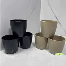 (Giadungmin) Combo 10 Cốc nhựa, ly nhựa Việt Nhật (6291) cốc uống nước đen, nâu 220ml bền chịu lực, chịu nhiệt 5