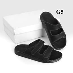 dép quai ngang da sáp nam Fashion, kiểu dáng trẻ trung, đế đúc liền khâu chỉ toàn bộ chắc chắn G1 5