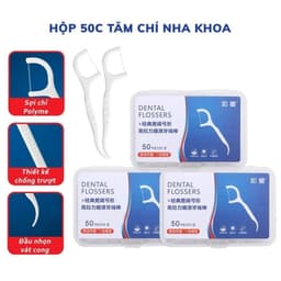Combo 12 Hộp 500 Chiếc Tăm Chỉ Nha Khoa 2 Đầu Sợi Chỉ Mảnh,Tăm Chỉ Nha Khoa Vệ Sinh Kẽ Răng ChânNướu 3