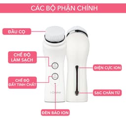 Máy rửa mặt công nghệ siêu âm bổ sung ION 3in1 Nanotime F62 làm sạch sâu cho làn da khỏe mạnh 2