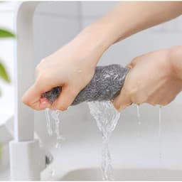 Sét 10 khăn lau tay lau bếp 2 mặt 2 chất liệu, màu ghi sạch sẽ. nhatle.store2 4