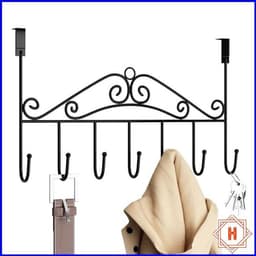 Móc Treo Quần Áo Sau Cửa 7 Chấu Bằng Thép Không Gỉ Gọn Gàng Tiện Dụng🍀FREESHIP🍀Móc Treo Đồ Sau Cửa-Móc Treo Đa Nă 9