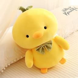 Gấu bông gà tròn size 32cm, Gấu gà chíp bông mềm mịn quà tặng dễ thương cho bé 2