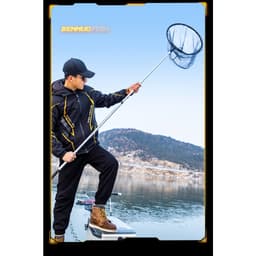 Vợt Cá Câu Đài Carbon Vợt Cá Gấp Gọn Cao Cấp chuyên dụng câu đài KK18 8