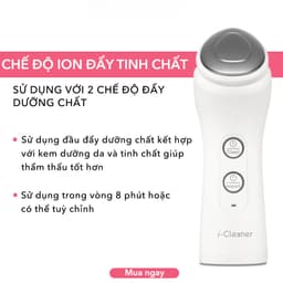 Máy rửa mặt công nghệ siêu âm bổ sung ION 3in1 Nanotime F62 làm sạch sâu cho làn da khỏe mạnh 7