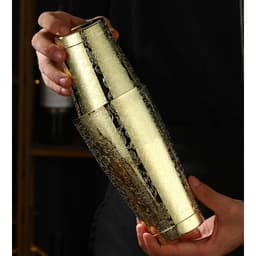 Boston Cocktail Shaker Với Thanh Họa Tiết Khắc Cocktail Shaker Tin Set - 800ml & 500ml 3
