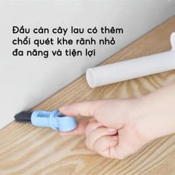 Cây lau bếp tự vắt mini phiên bản mới, lau bếp tiện lợi - dễ dàng vệ sinh không gian bếp, có gạt nước Đa năng 5