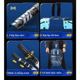 Vợt Cá Câu Đài Carbon Vợt Cá Gấp Gọn Cao Cấp chuyên dụng câu đài KK18 4