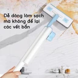 Cây lau bếp tự vắt mini phiên bản mới, lau bếp tiện lợi - dễ dàng vệ sinh không gian bếp, có gạt nước Đa năng 4