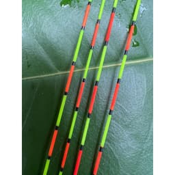(Câu đơn, câu đài)Phao Hồng Hải chất liệu Nano chuyên chép, rô phi,diếc tín hiệu nhậy.2 size 5