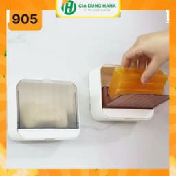 Khay Hộp Đựng Xà Phòng Có Nắp Đậy Và Khay Hứng Nước Tiện Lợi Mang Lại Không Gian Gọn Gàng Sạch Sẽ 1