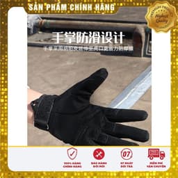 (chuyên sỉ) Găng tay xe máy Black Hawl full ngón - găng tay đi phượt 8