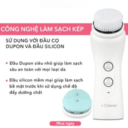 Máy rửa mặt công nghệ siêu âm bổ sung ION 3in1 Nanotime F62 làm sạch sâu cho làn da khỏe mạnh 4