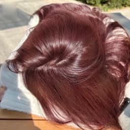 Thuốc nhuộm tóc tại nhà,  Thuốc nhuộm tóc màu NÂU ĐỎ không tẩy |  Cheeng+ 4