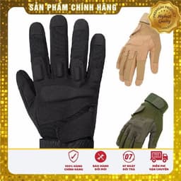 (chuyên sỉ) Găng tay xe máy Black Hawl full ngón - găng tay đi phượt 5