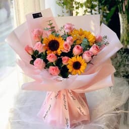 Giấy gói hoa chống thấm nước bóng mờ 4